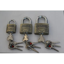 Heavy Duty Antique Brass Coating Zinc Alloy Padlock (ZP650)